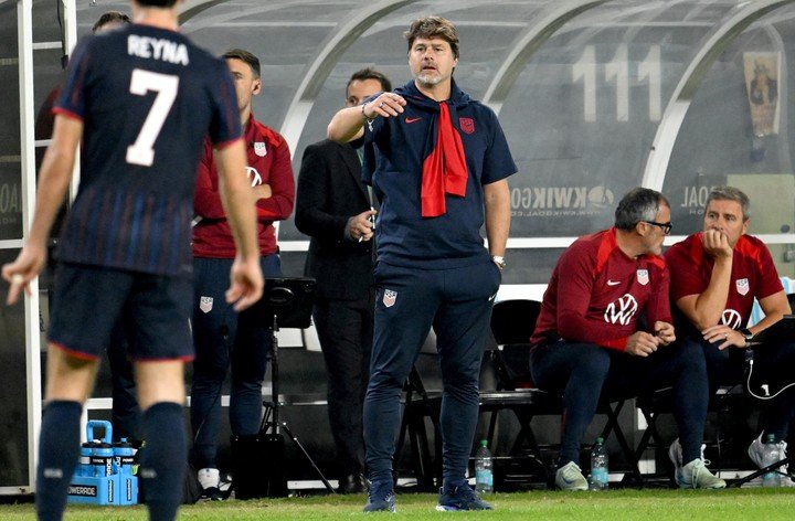 Pochettino, entre las opciones para dirigir al Real Madrid. (AP Photo/Jason Behnken)