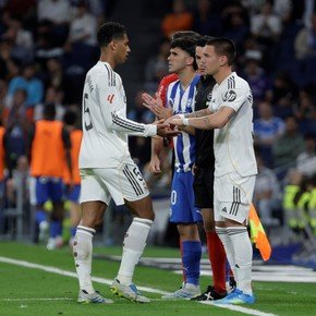Mastantuono también ligó silbidos de los hinchas de Real Madrid en el Bernabéu