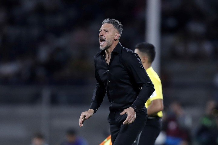 Demichelis como deté de River. EFE/ Isaac Esquivel