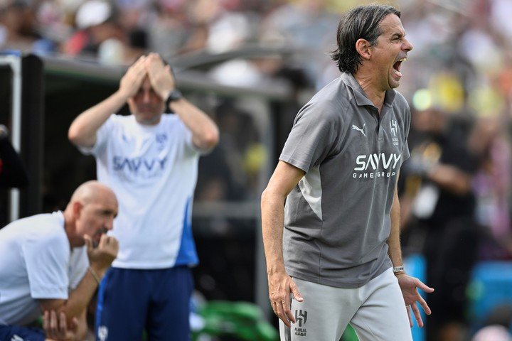 Simone Inzaghi, técnico del Al Hilal. (Foto: AP)