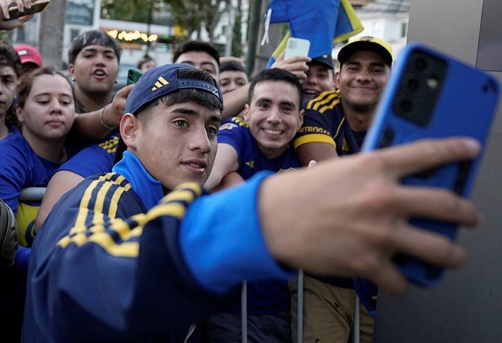 El pibe Aranda, la nueva joya. (Prensa Boca)