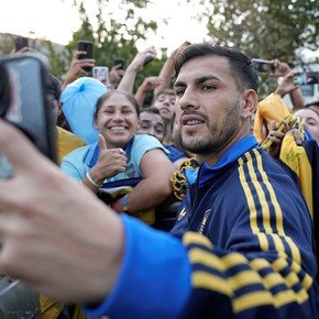 Boca ya está en Chile en el inicio del sueño de la Libertadores y con Riquelme a la cabeza