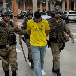 Detuvieron a un hincha de Boca por racismo en el Mineirao