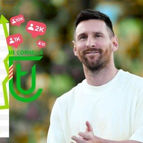 Messimanía: el Cornellá de Lionel ya superó en redes a varios clubes de La Liga