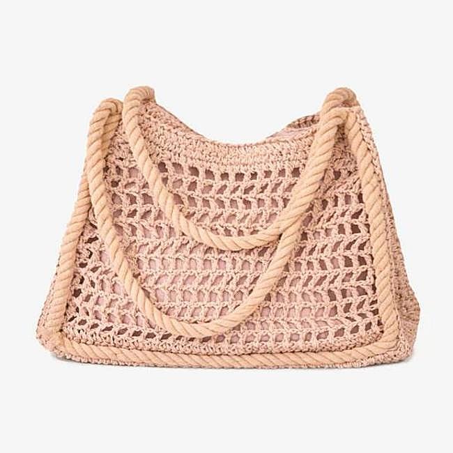 Bolso crochet - rosa (69€)