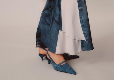 ¿Y si los zapatos de primavera fueran denim? Acaban de llegar a Zara y son preciosos