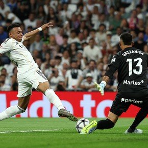 Con Echeverri y un Gazzaniga figura, el Girona le empató de visitante al Real Madrid