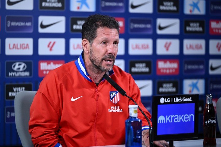 El Cholo habló en la conferencia de prensa previa al partido (EFE).