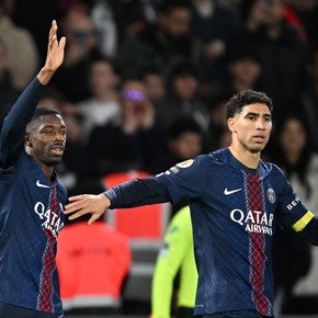 Video: el golazo de volea de Dembélé para el PSG