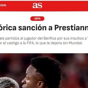 Qué dijeron los medios del mundo sobre la sanción de la UEFA a Gianluca Prestianni