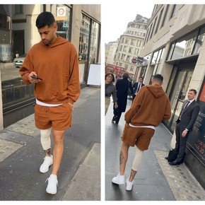 El Cuti Romero el día después de la lesión: caminó con protección