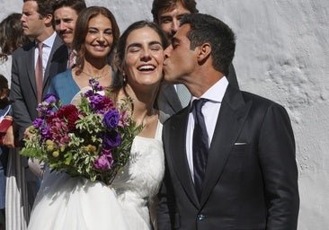 Blanca Llandres deslumbra con un vestido de novia de Nicolás Montenegro en su boda con Alberto Herrera