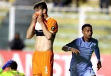 El insólito gol de Bolívar para empatar ante Deportivo La Guaira en La Paz