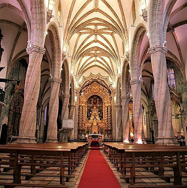 Interior de la iglesia de Santa María Magdalena, Olivenza