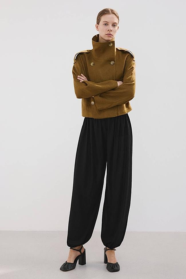 Pantalón bombacho tiro medio (25,99€)