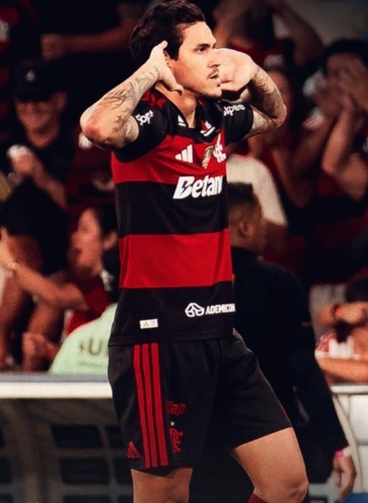 Pedro, la figura del Flamengo (Foto: Prensa Flamengo).