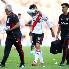 La temprana lesión de Driussi en el superclásico y su racha desde que volvió a River