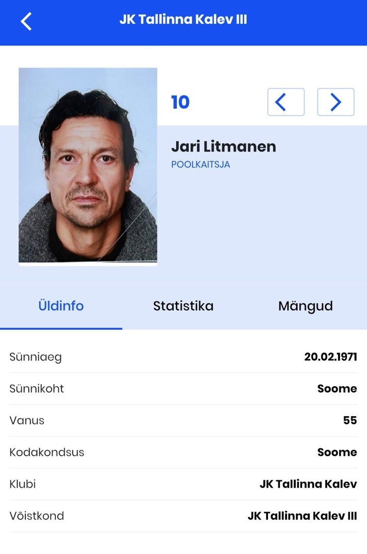 El 10, inscripto para toda la temporada a los 55 años. 