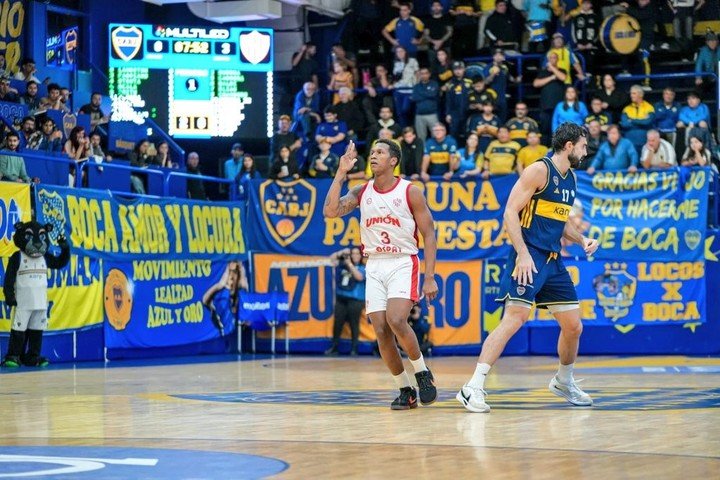 Unión había arrancado mejor, pero Boca se lo dio vuelta en la Bombonerita.
(@unionsfbasquet en X). 