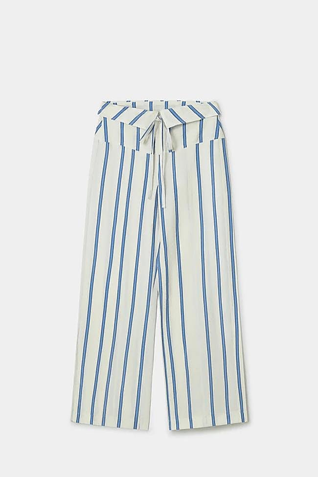 Pantalones con estampado de rayas de Laagam.
