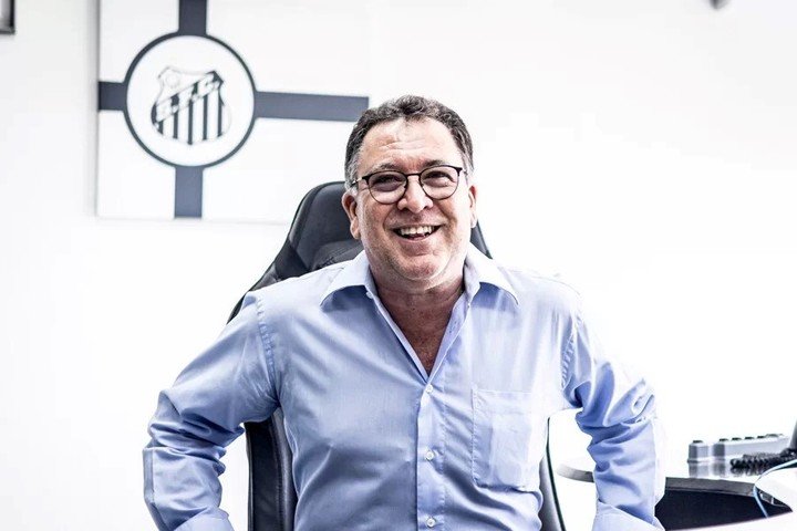 El presidente Teixeira encabeza la delegación en Argentina. (Foto: prensa Santos).