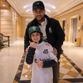 Neymar conoció a Neymar en Buenos Aires