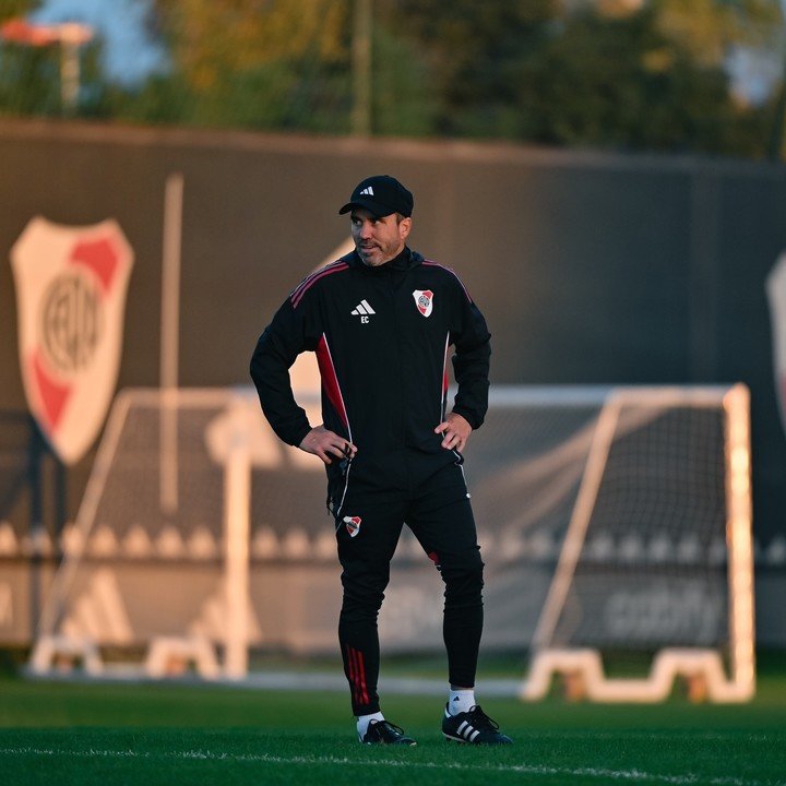 Coudet levantó a un River golpeado. Foto: prensa River.