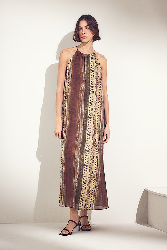 Vestido étnico (79,99 euros).