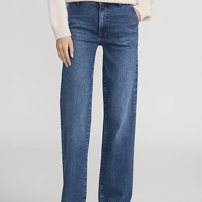 Vaquero tubo estufa recto largo de Farme, 390 euros.