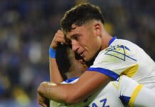 Véliz cortó la mala racha y se quebró al contar que le había prometido un gol a su abuelo