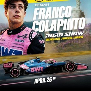 Franco Colapinto en Argentina: día, horario y todos los detalles de la exhibición