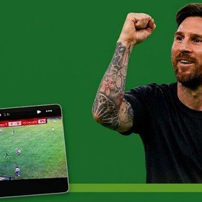 El aliento a la distancia de Messi para su club Cornellá de Cataluña