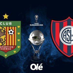 Deportivo Cuenca vs. San Lorenzo, por la Copa Sudamericana: hora, cómo ver y probables formaciones