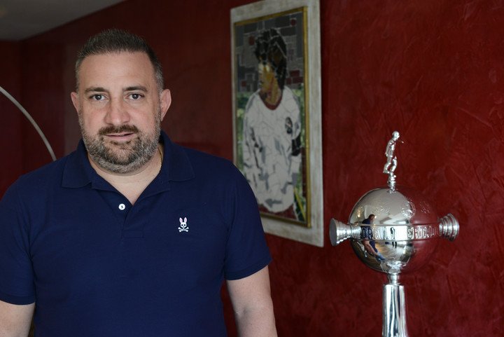  CRISTIAN MALASPINA PRESIDENTE DE ARGENTINOS JUNIORS. Foto: Luciano Thieberger. 