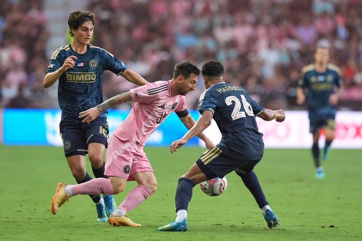  Lionel Messi contra Philadelphia Union (AP).
