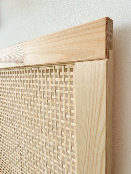 Cabecero Mimbre Ikea Hacerlo Facil Sin Obras Sin Taladro Bonito Rustico Decoracion Dormitorio