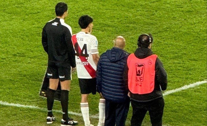 Lucas Silva, el juvenil de River que debutó pero ni siquiera tocó la pelota.