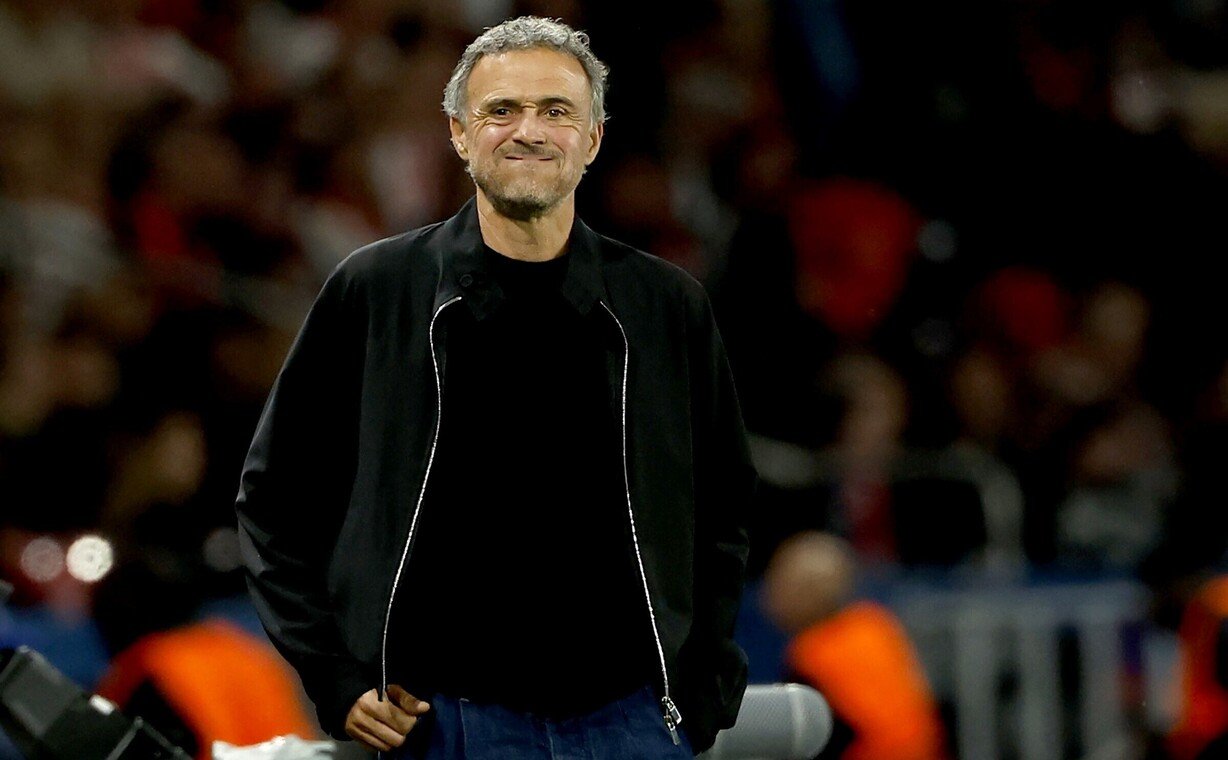 Luis Enrique, técnico del PSG. (Foto: EFE)