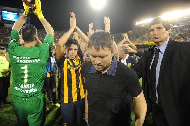 Coudet, como DT de Rosario Central. (Foto: Marcelo Carroll)