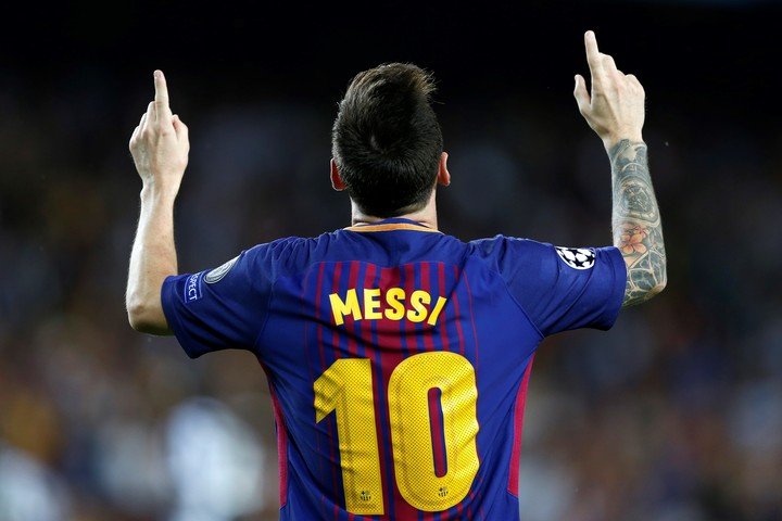 Lionel Messi en Barcelona. (AP)