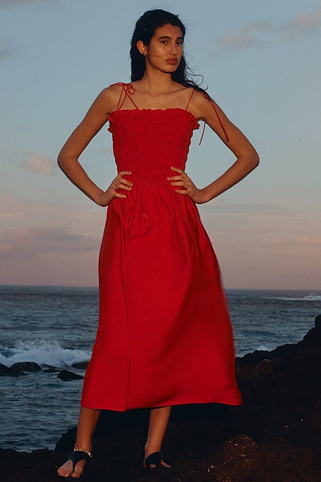 Vestido rojo de H&M (29,99 euros)