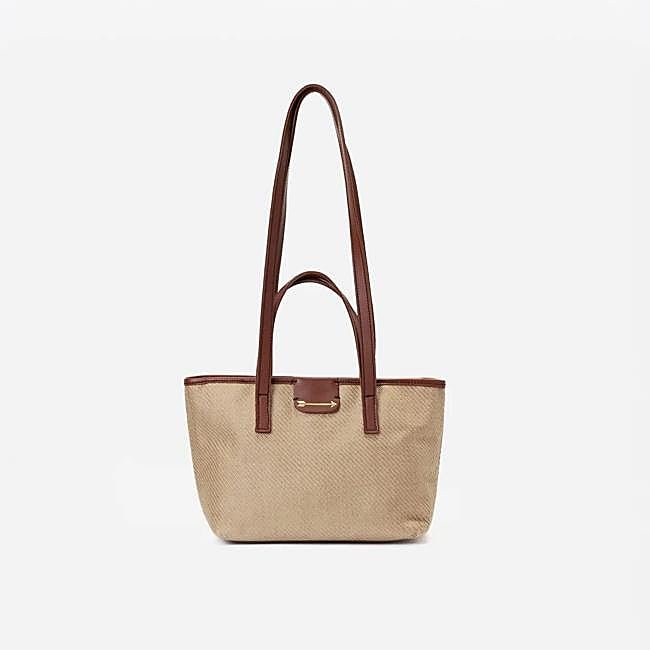 Bolso Jumbito de rafia de Mercules.