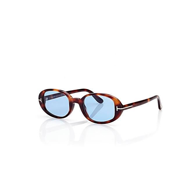Gafas de sol con montura en marrón de Tom Ford.