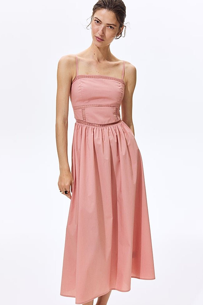 Vestido rosa de H&M (24,99 euros)