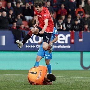 Con un buen Musso, Atlético de Madrid le ganó a Osasuna de visitante y aún puede subir al podio liguero 