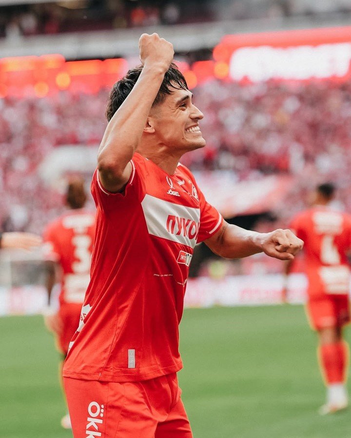 Solari abrió el marcador en la final (Foto: Prensa Spartak Moscú).