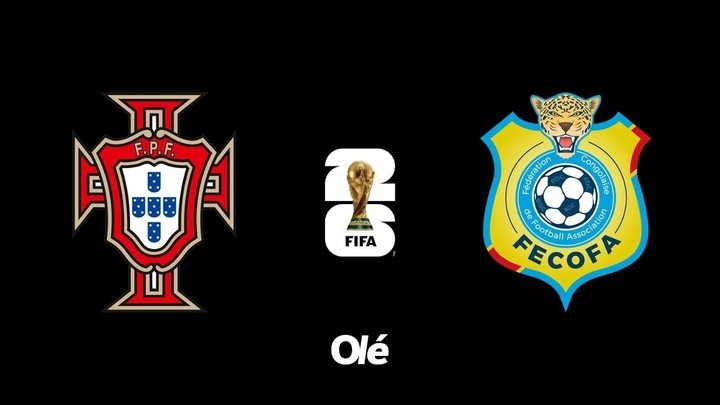 Portugal vs. RD Congo, por el Mundial 2026.