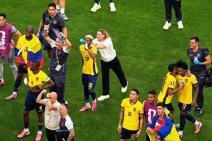 Beccacece festejó a lo grande en Nueva York (AP Photo).