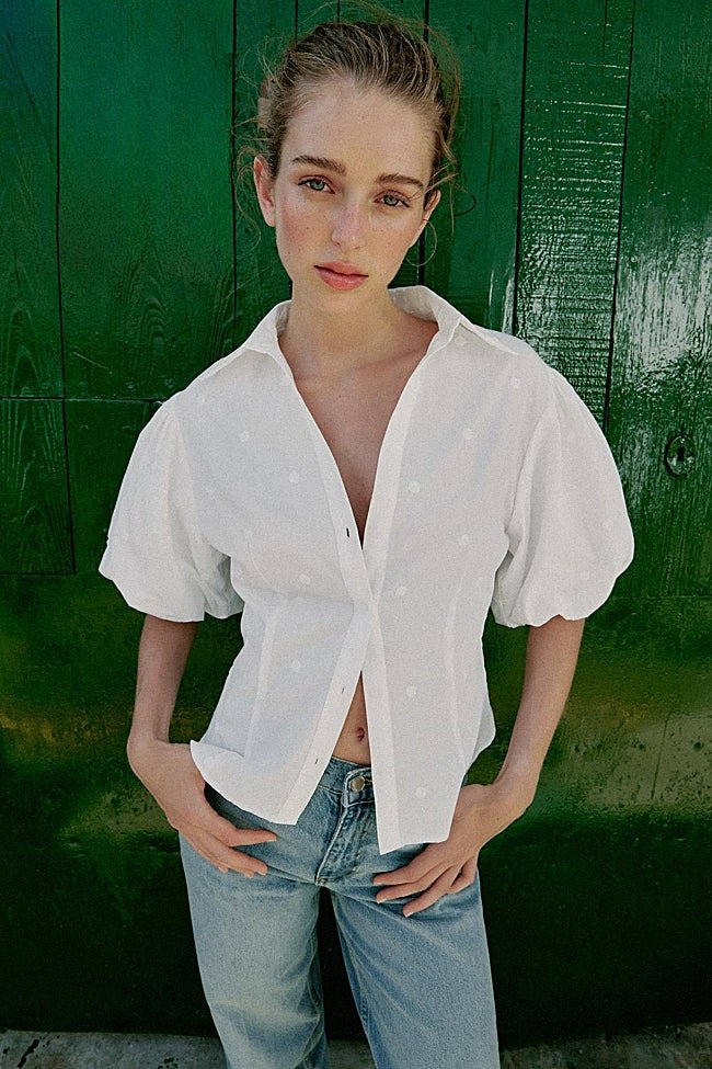 Camisa blanca de Zara