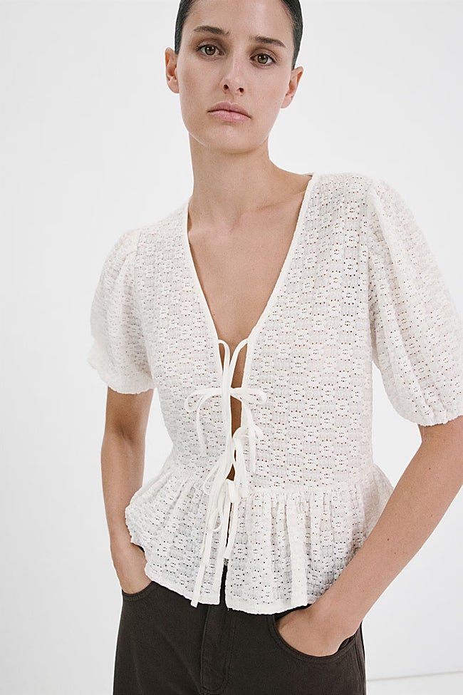 Camisa blanca de Mango